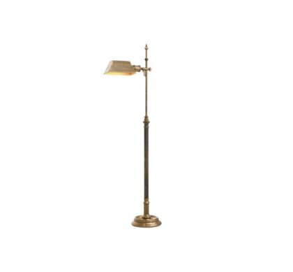 Golvlampa Charlene vintage brass finish