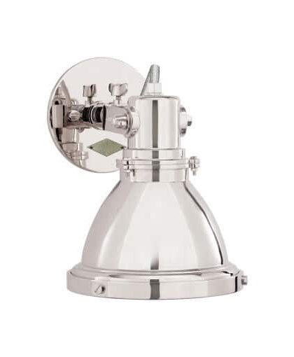 Fulton vägglampa nickel