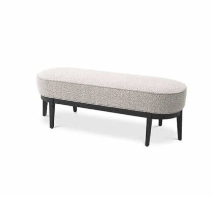 Jarrett bänk bouclé grey