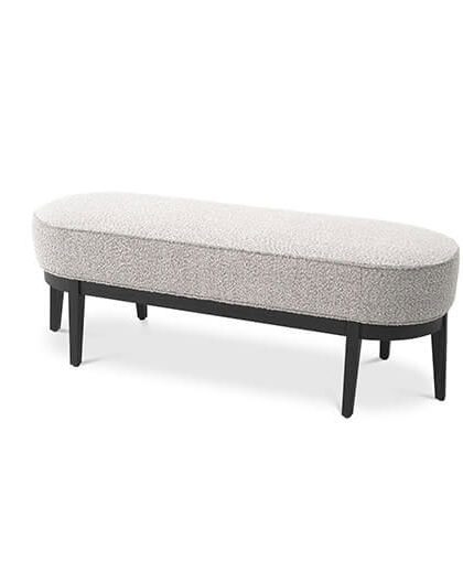 Jarrett bänk bouclé grey