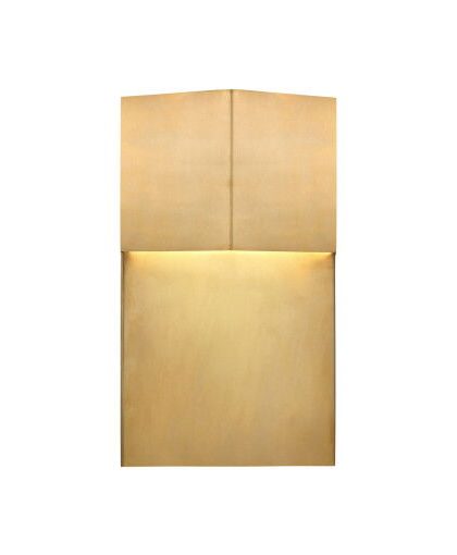 Rega 12 Wide vägglampa mässing