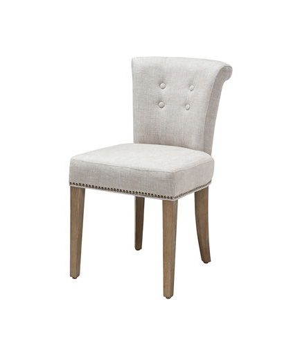 Key Largo matstol Off White Linne