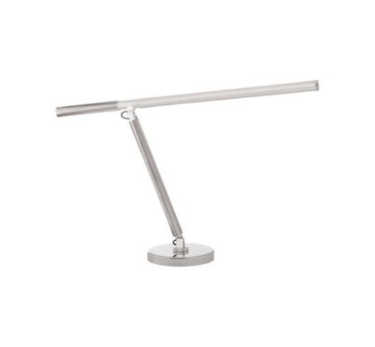 Barrett Knurled skrivbordslampa nickel