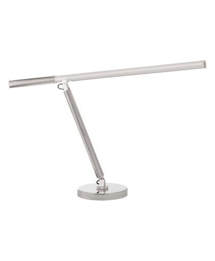 Barrett Knurled skrivbordslampa nickel