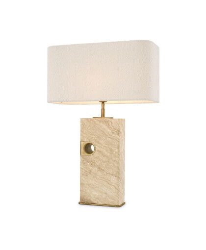 Sebago bordslampa travertine