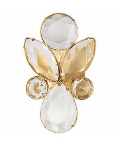 Lloyd Jeweled vägglampa mässing