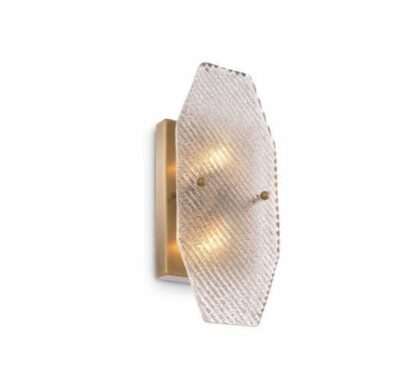 Fernando vägglampa antik mässing