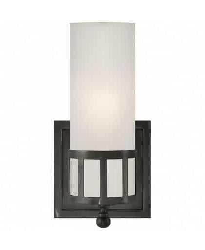 Openwork vägglampa brons