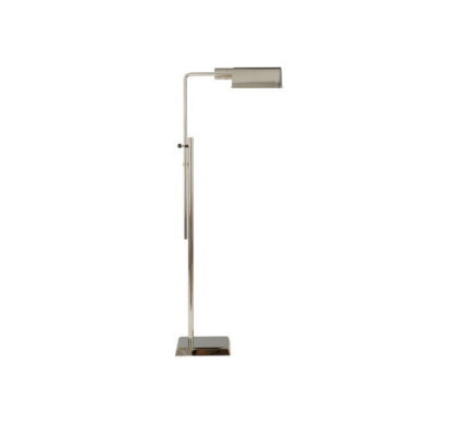 Pask golvlampa nickel
