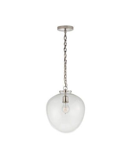 Katie Acorn takpendel nickel/klarglas