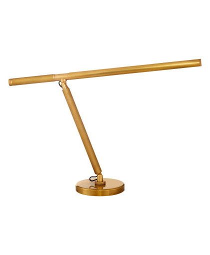 Barrett Knurled skrivbordslampa mässing