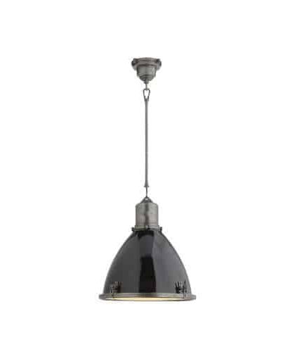 Fulton takpendel Industrial Steel/svart