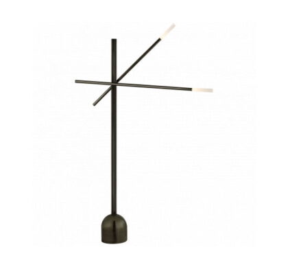 Rousseau golvlampa dubbel brons