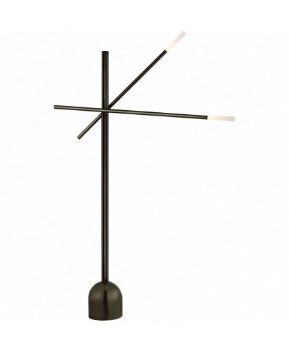 Rousseau golvlampa dubbel brons