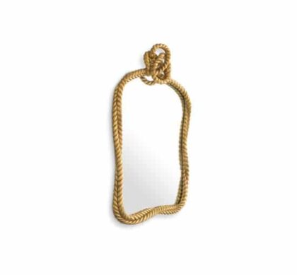 Vincenso spegel antik guld