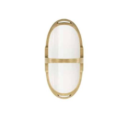 Westbury vägglampa dubbel mässing