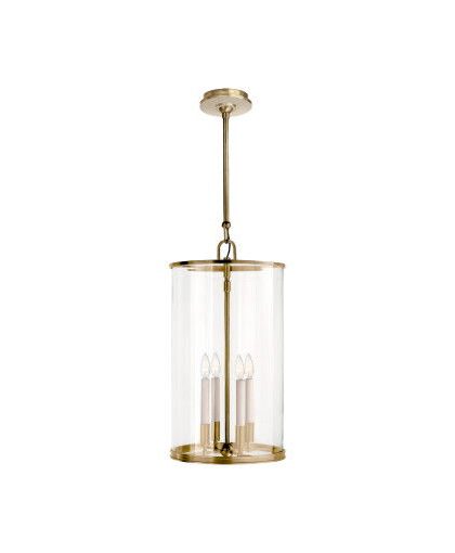 Modern taklampa mässing