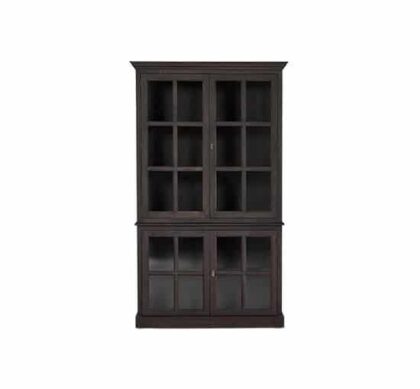Seethrough vitrinskåp mountain wenge