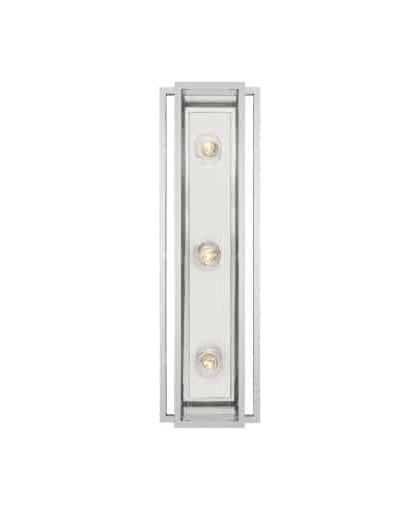 Halle 24 vägglampa nickel