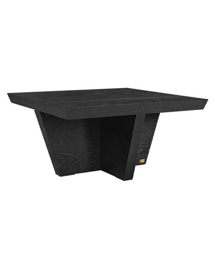Trent soffbord kvadrat svart