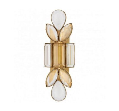 Lloyd Jeweled vägglampa mässing