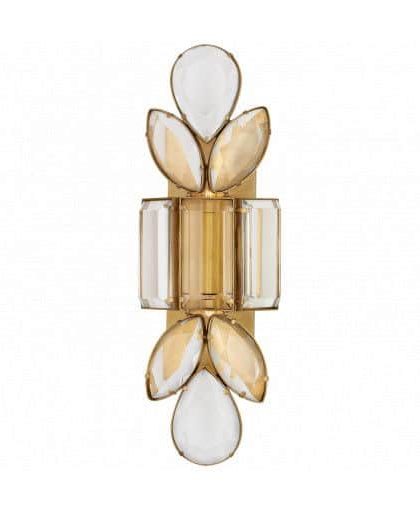 Lloyd Jeweled vägglampa mässing