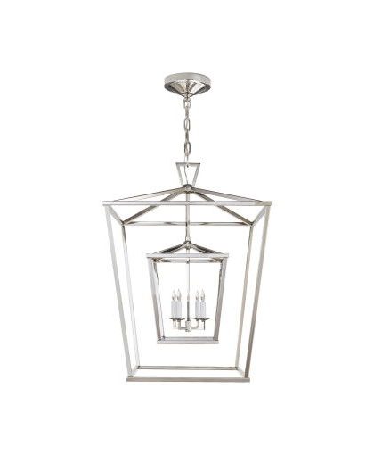 Darlana Double Cage taklampa nickel