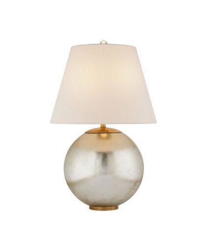 Morton bordslampa Burnished Silver Leaf