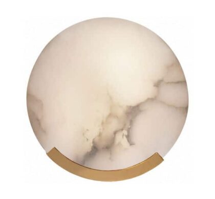 Melange vägglampa mässing