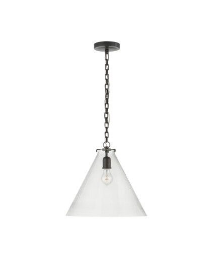 Katie Conical takpendel brons/klarglas