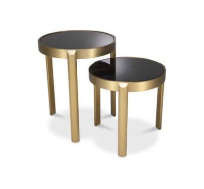 Buena sidobord borstad mässing 2-set