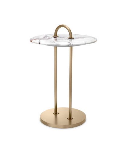 Zappa sidobord light marble