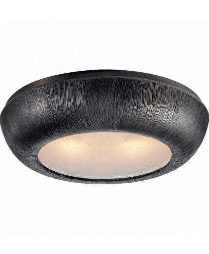 Utopia plafond rund svart