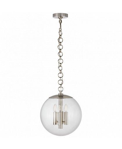 Turenne Globe takpendel nickel