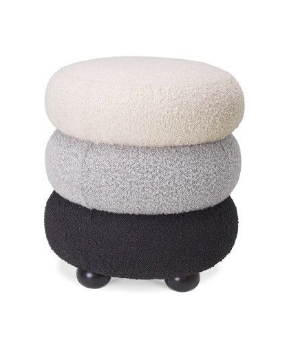 Tulum pall bouclé monochromatic