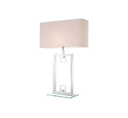 Guluna bordslampa nickel exkl. skärm OUTLET