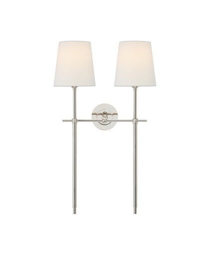 Bryant vägglampa dubbel nickel L