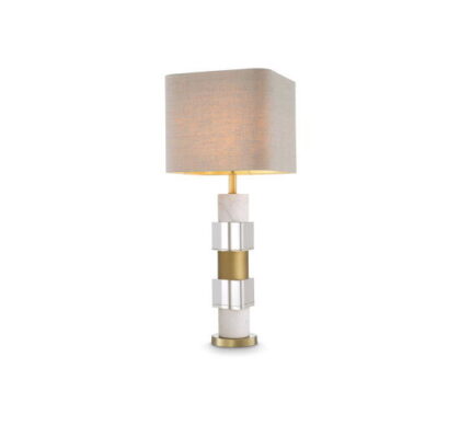 Cullingham bordslampa white marble