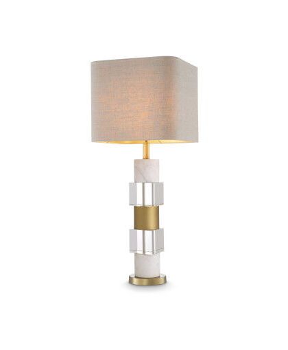 Cullingham bordslampa white marble