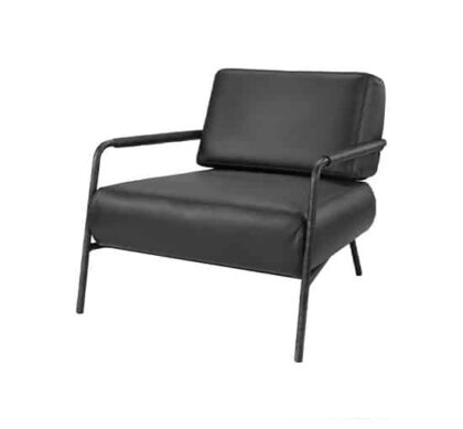 Sinclair fåtölj svart/taupe