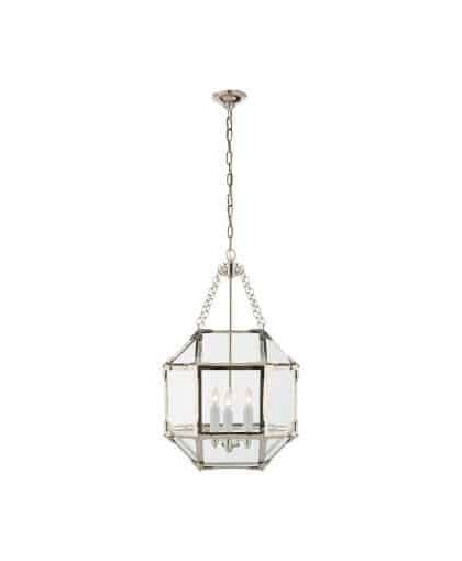 Morris taklampa nickel
