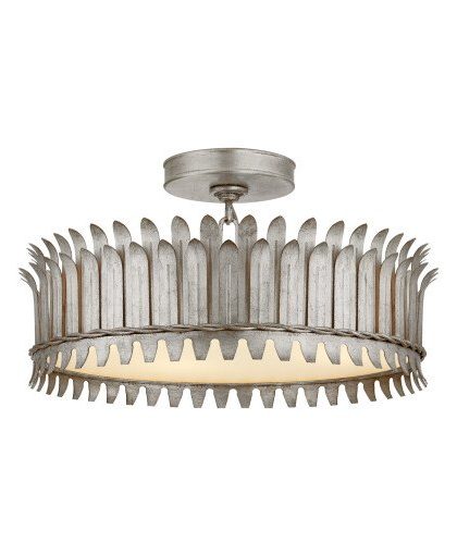 Leslie 16 taklampa silver