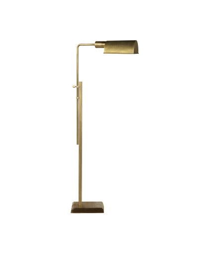 Pask golvlampa antik mässing