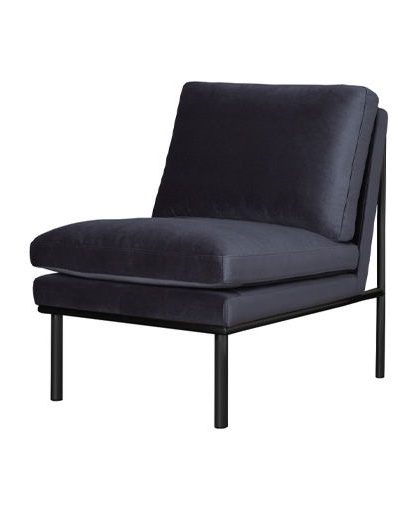 April loungefåtölj black pearl/svart