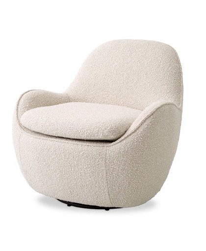 Cupido fåtölj bouclé cream