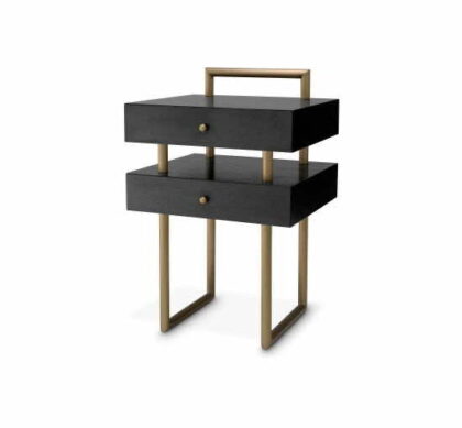 Bedini sidobord borstad mässing