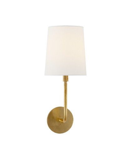 Go Lightly vägglampa Gilded/linne