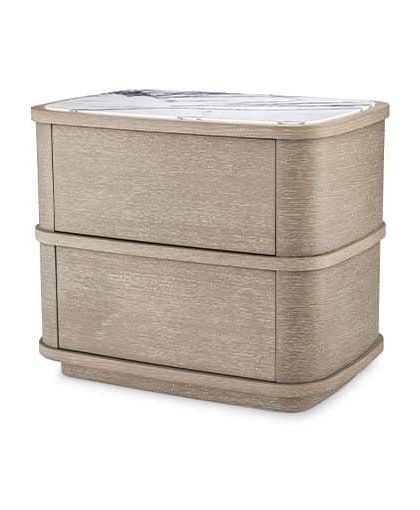 Cabana sängbord washed oak