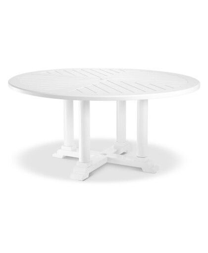 Bell Rive matbord runt vit