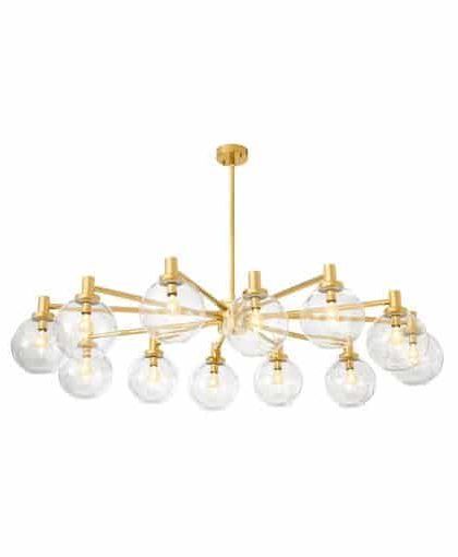 Selva taklampa guld